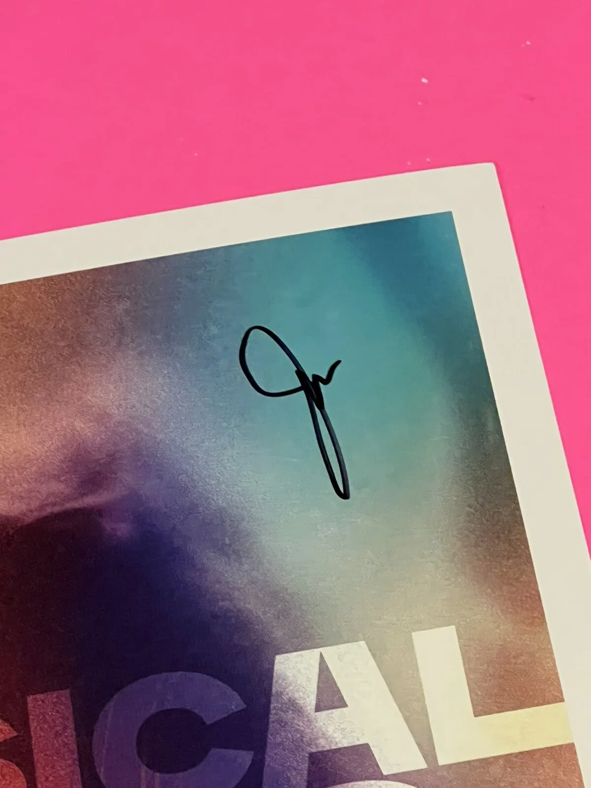SILVERSUN PICKUPS SIGNED AUTOGRAPHED PHYSICAL THRILLS LITHOGRAPH POSTER 12 X 12, изображение 3