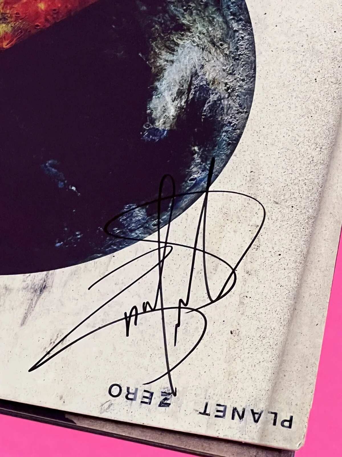 SHINEDOWN x4 BAND PLANET ZERO SIGNED VINYL LP RECORD *EXACT PROOF* #b, image 4