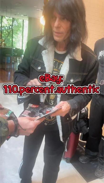 RUDY SARZO QUIET RIOT WHITESNAKE DIO AUTOGRAPHED SIGNED MAGAZINE *EXACT PROOF*, изображение 3