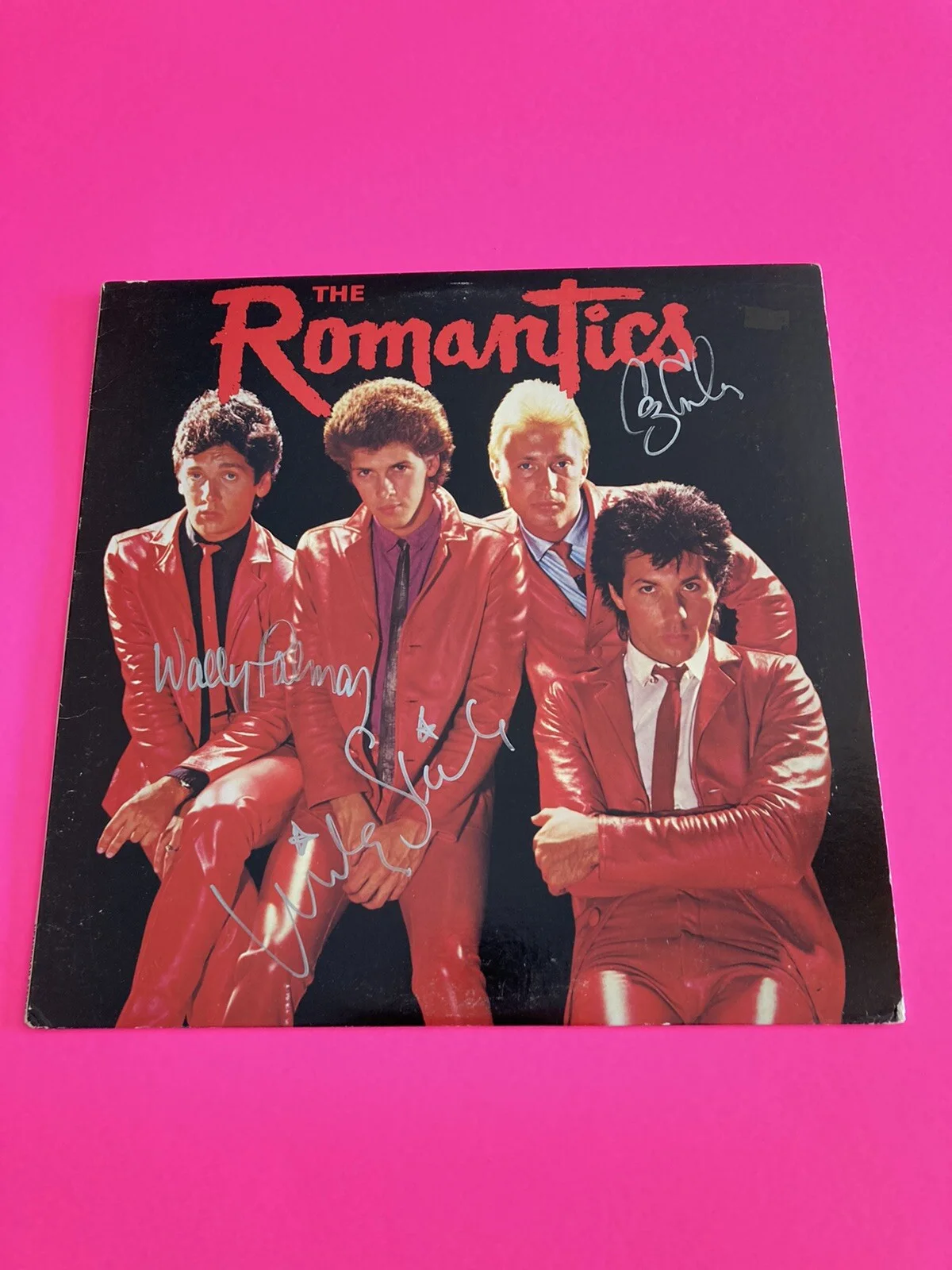 THE ROMANTICS x3 SIGNED ROMANTICS VINYL LP *EXACT PROOF*, image 2
