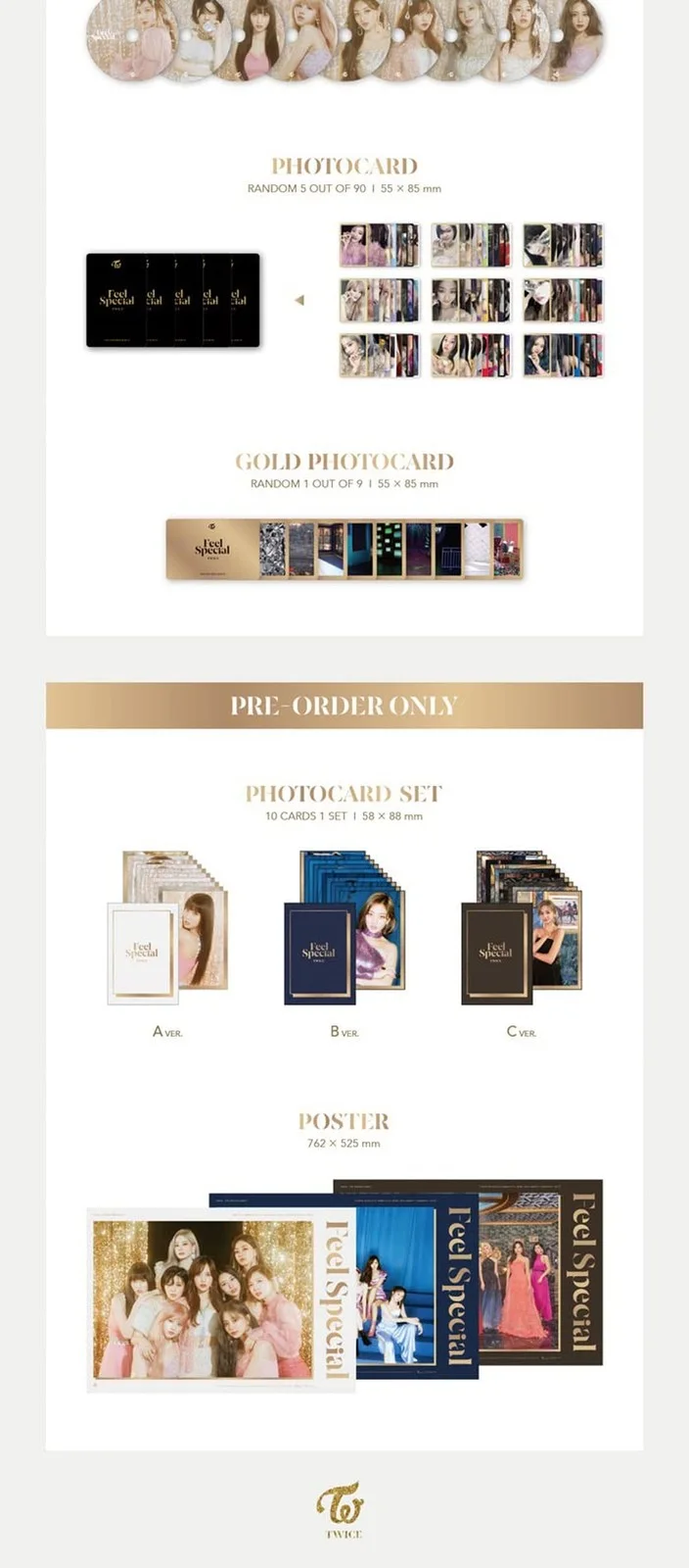 Twice Feel Special 8th Mini Album Random Version CD+88p PhotoBook+1p Lyrics P..., изображение 3