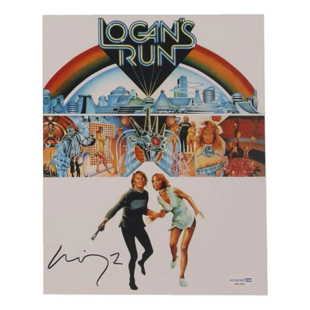 Michael York — Michael York Signed "Logan's Run" 8x10 Photo (ACOA) - Logan 5