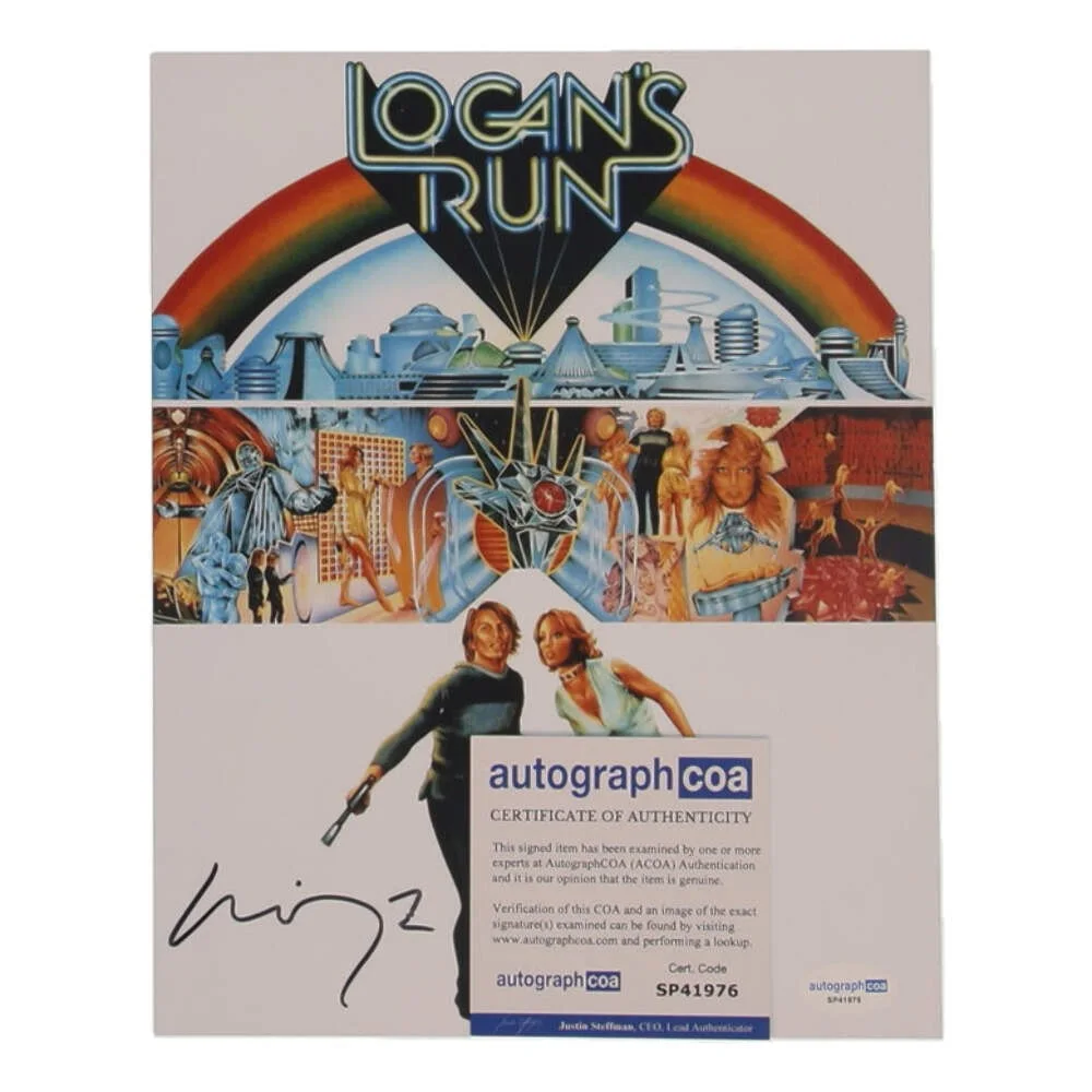 Michael York — Michael York Signed "Logan's Run" 8x10 Photo (ACOA) - Logan 5, image 2