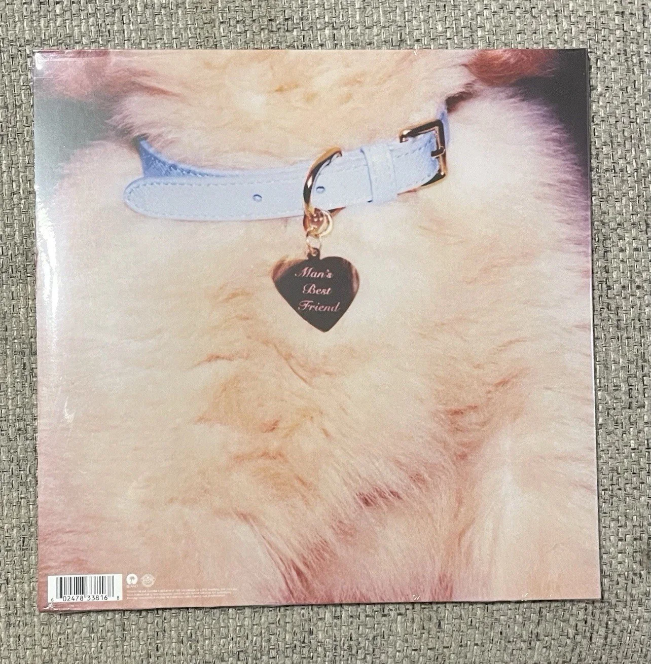 Sabrina Carpenter Mans Best Friend Blue Vinyl Record + Signed Autographed Insert, изображение 3