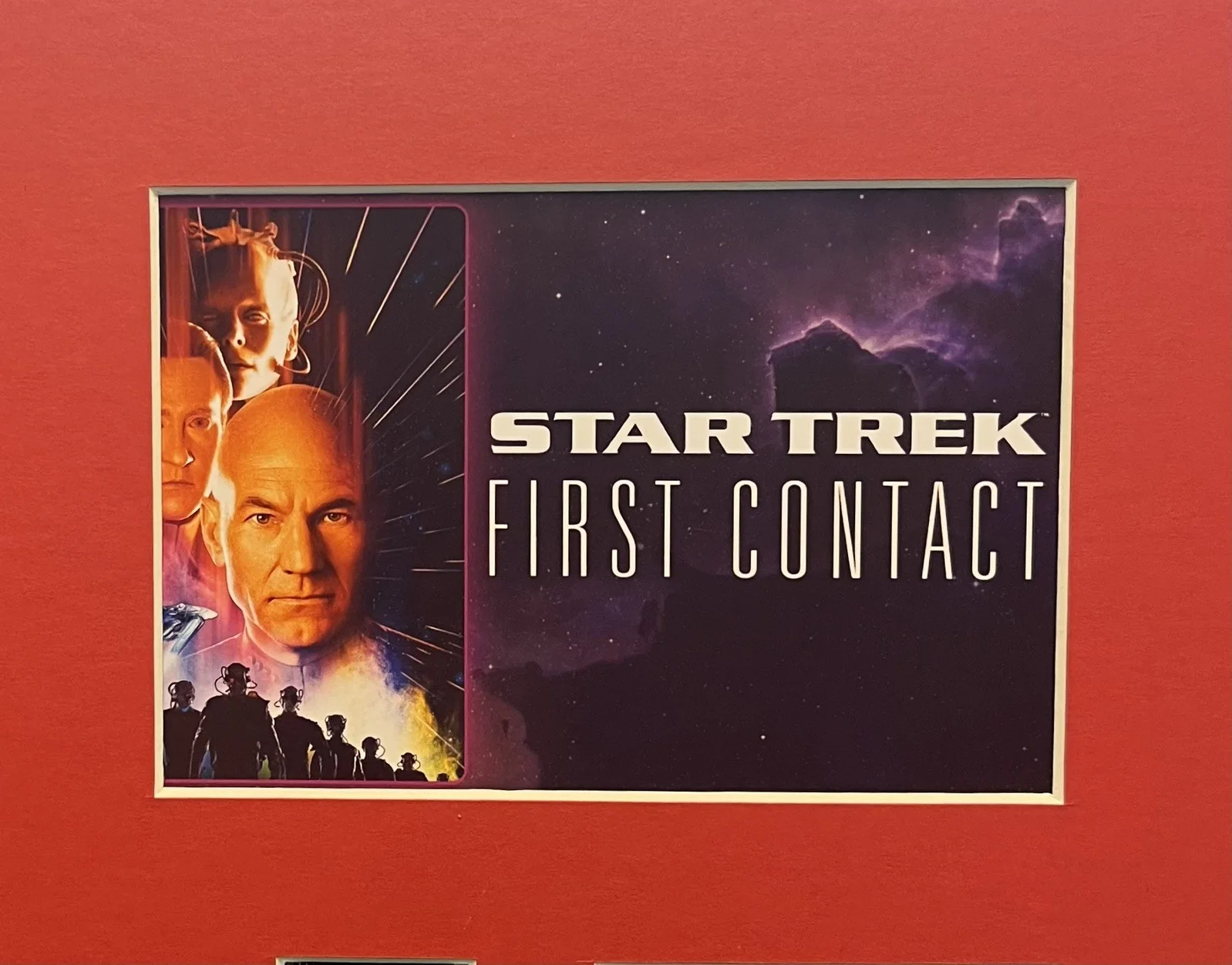 STAR TREK. First Contact. 35mm Film Cell Mounted Display, image 2