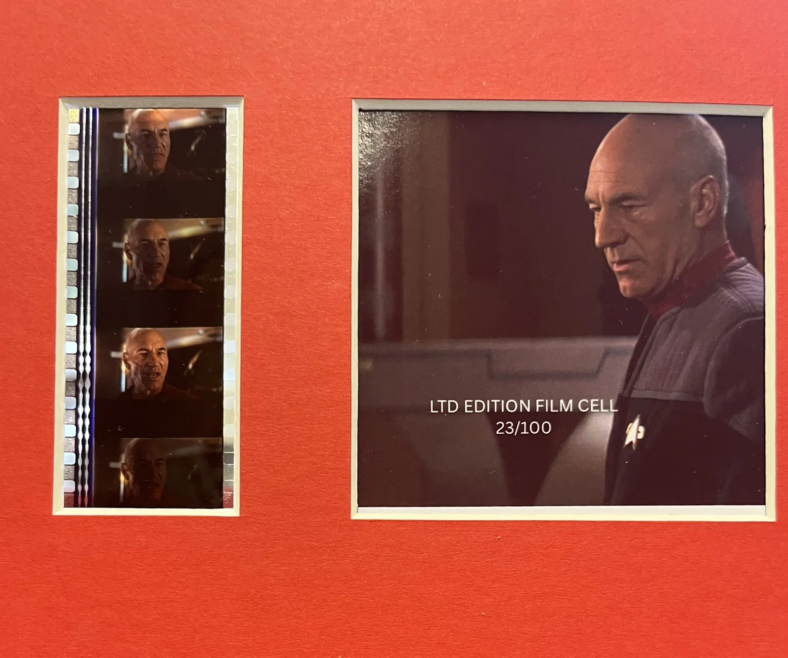 STAR TREK. First Contact. 35mm Film Cell Mounted Display, image 3
