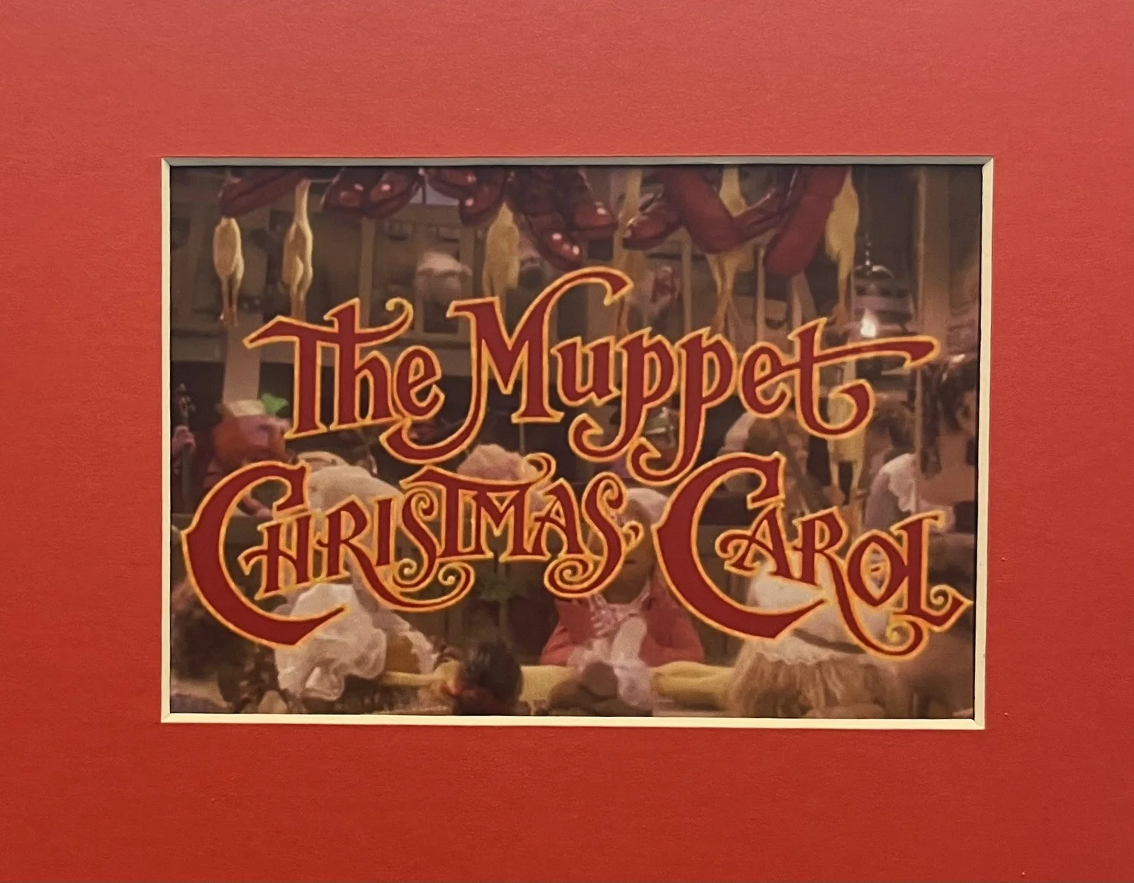THE MUPPET CHRISTMAS CAROL. 35mm Film Cell Mounted Display, image 2