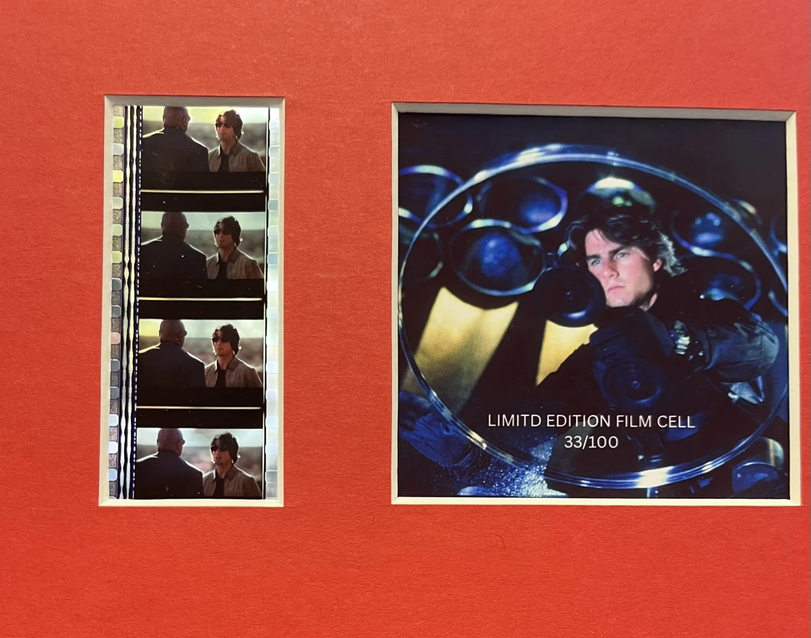 MISSION IMPOSSIBLE 2. 35mm Film Cell Mounted Display, image 3
