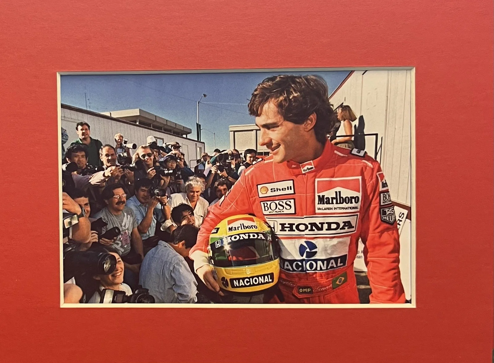 SENNA. Ayrton Senna. 35mm Film Cell Mounted Display, image 2