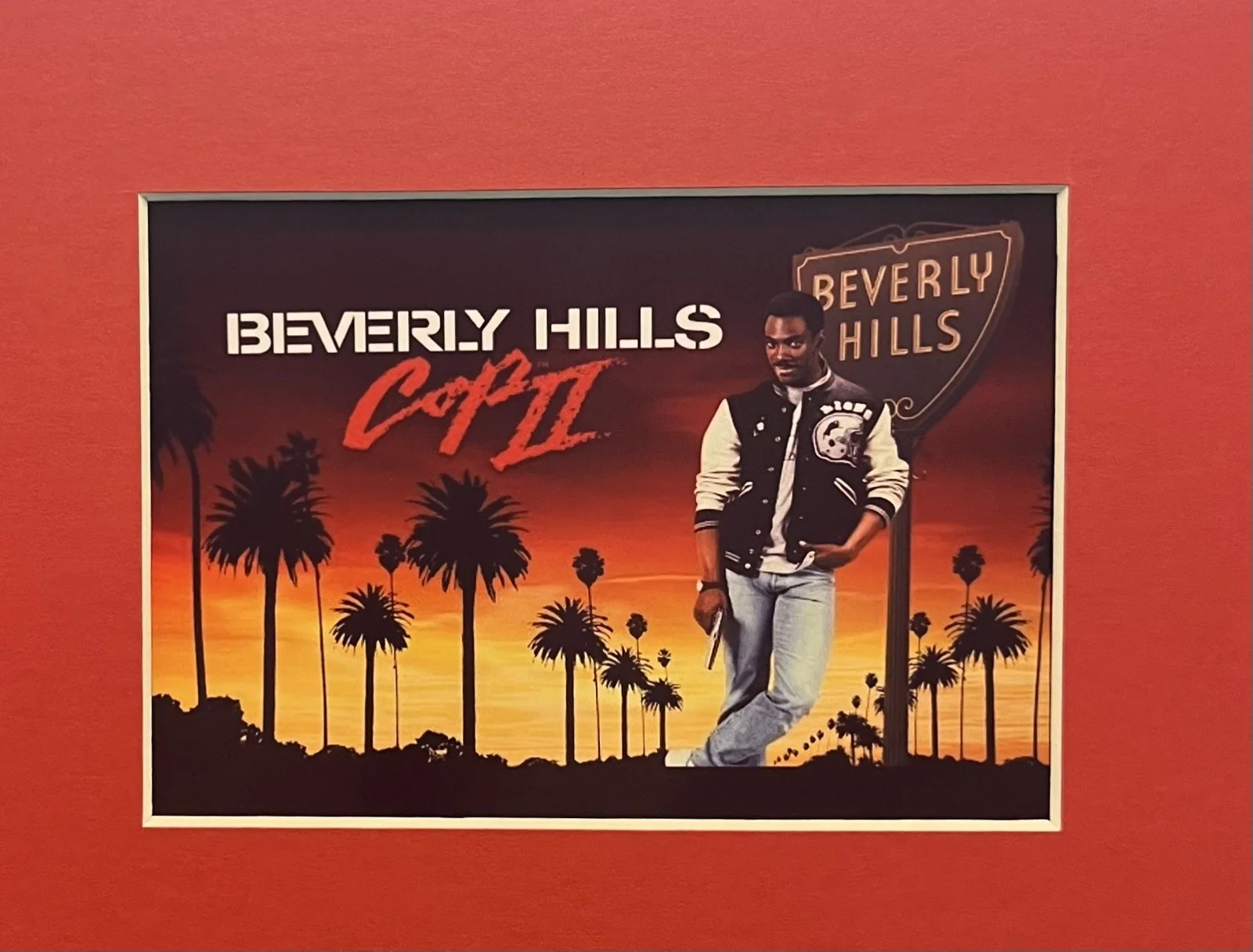 BEVERLEY HILLS COP I I. Eddie Murphy. 35mm Film Cell Mounted Display, изображение 2