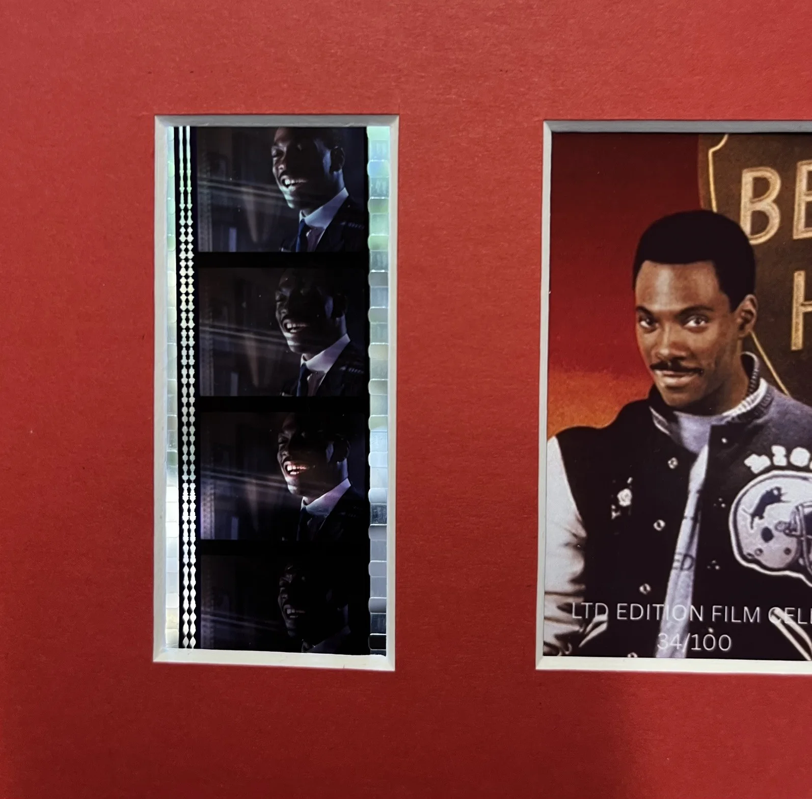BEVERLEY HILLS COP I I. Eddie Murphy. 35mm Film Cell Mounted Display, изображение 3