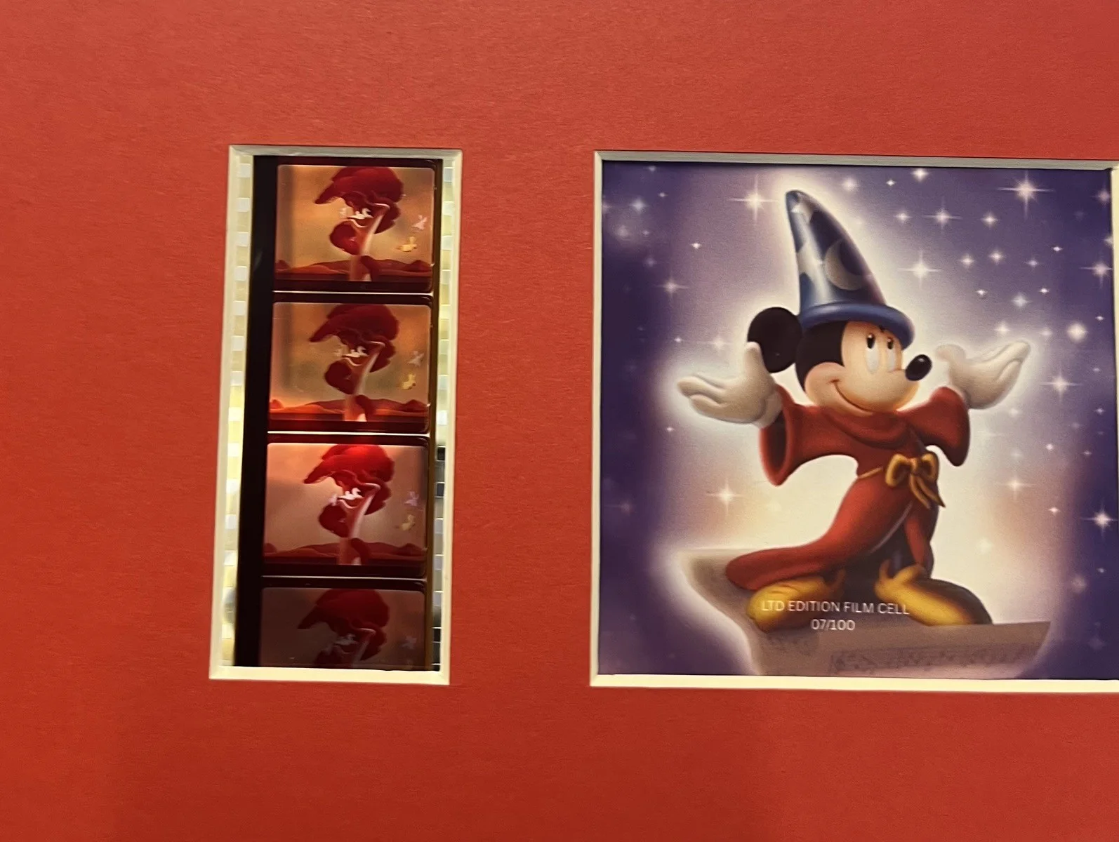 FANTASIA. 35mm Film Cell Mounted Display, image 3