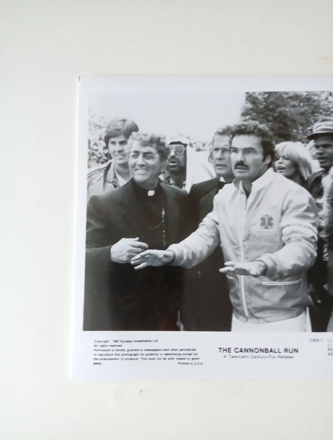 The Cannonball Run (1981) Dean Martin, Roger Moore, Burt Reynolds 8x10 Photo, image 2