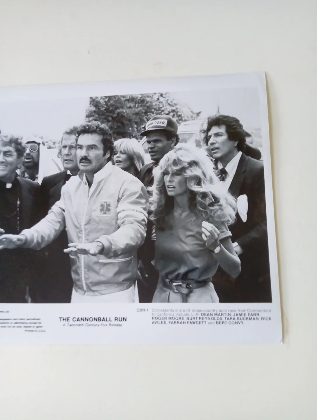 The Cannonball Run (1981) Dean Martin, Roger Moore, Burt Reynolds 8x10 Photo, image 4