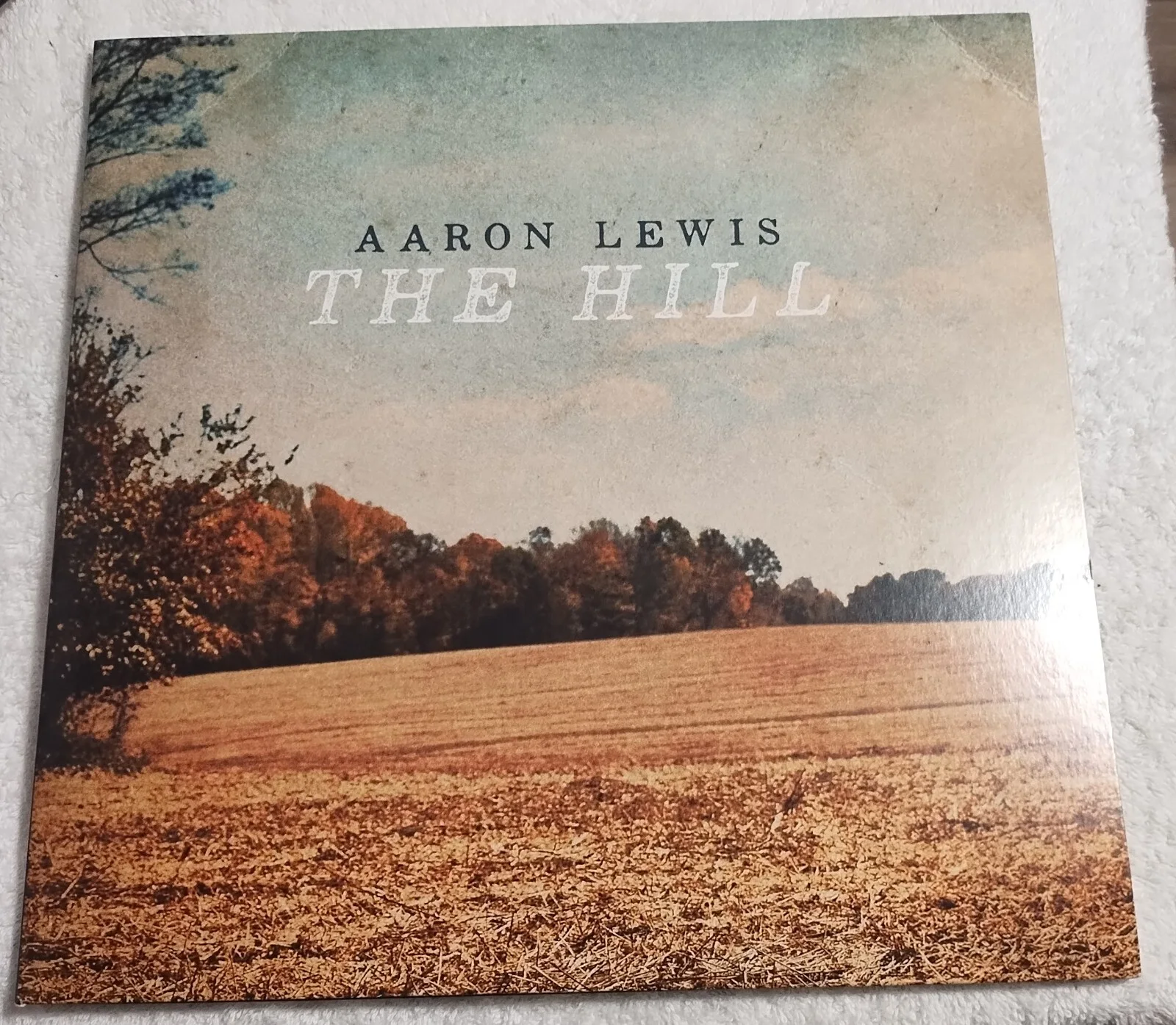 AARON LEWIS THE HILL VINYL GHOSTLY TRANSLUCENT TAN CLEAR NOT SIGNED STAIND, image 2