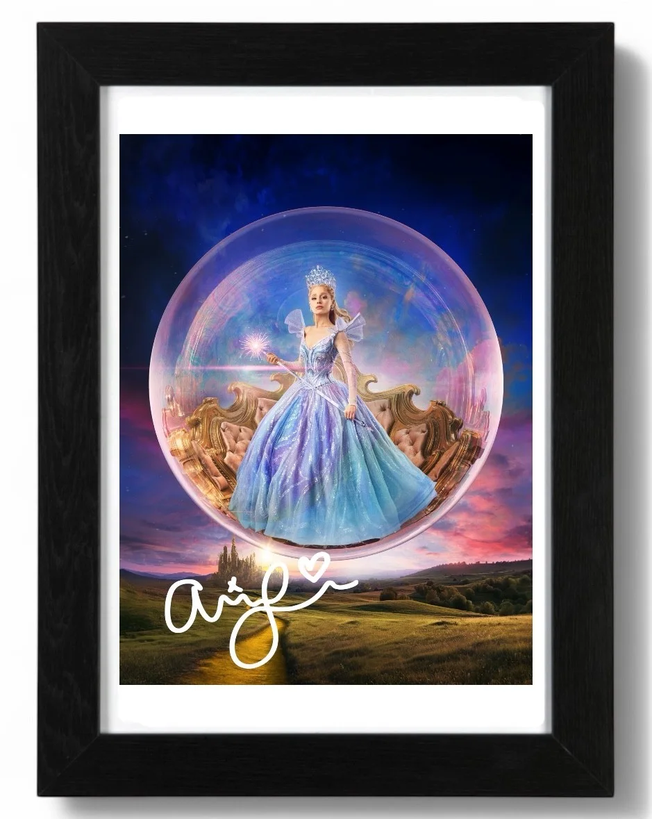 Ariana Grande Signed Autograph 6X4 PHOTO Pre Print Film Wicked, изображение 2
