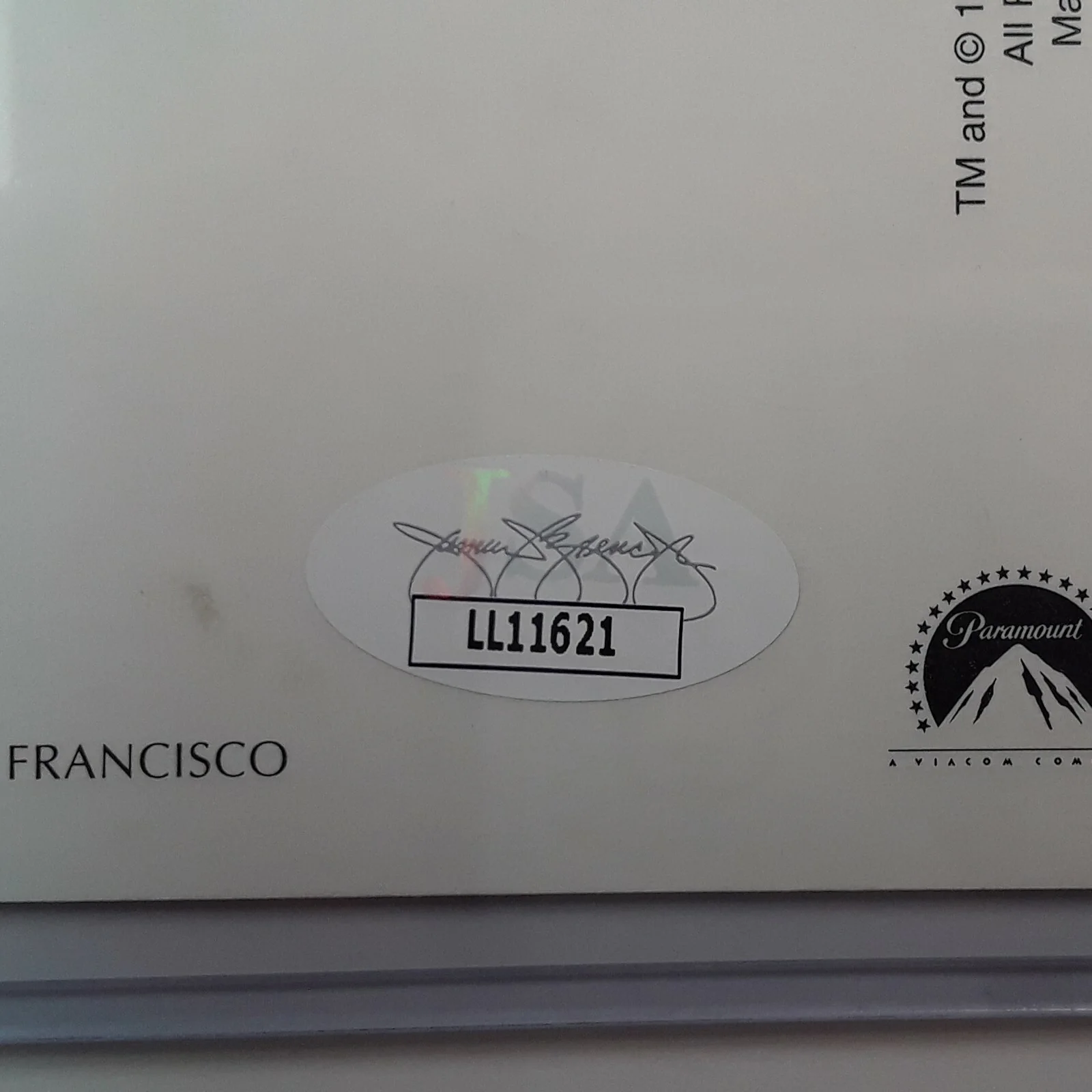 J.G. Hertzler "Martok" Star Trek Deep Space Nine JSA COA Autographed Postcard, изображение 3