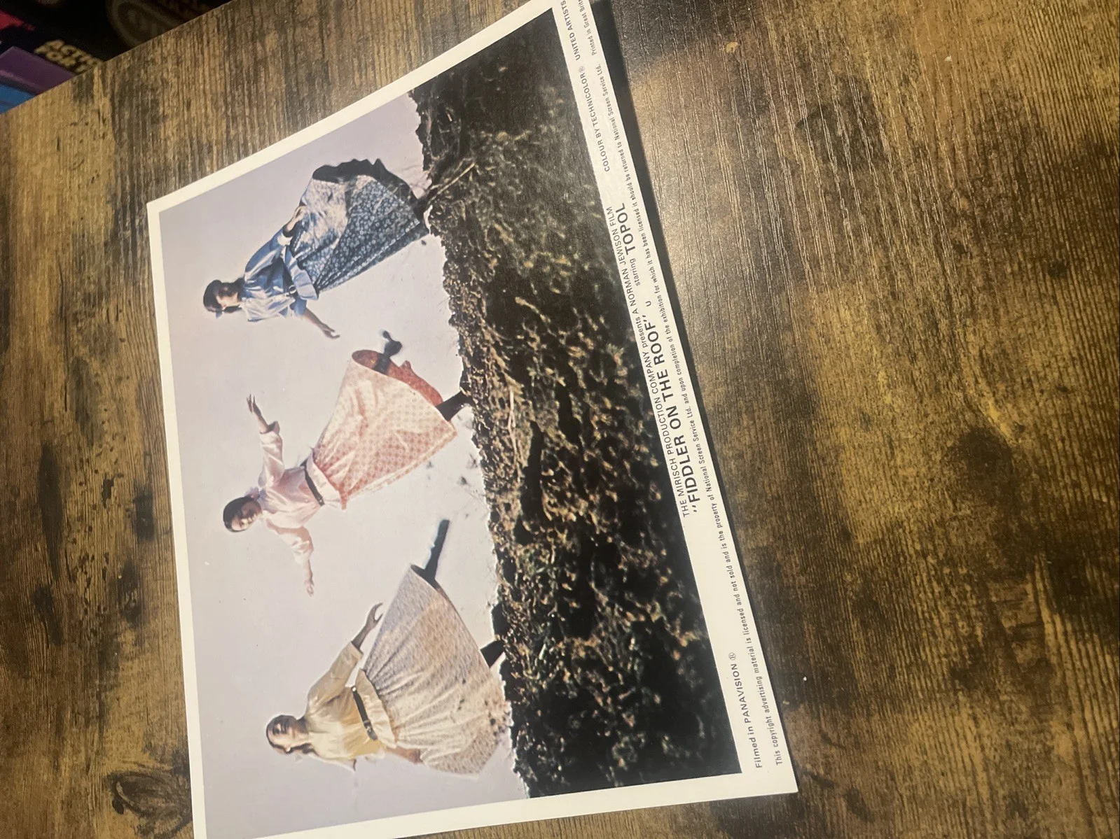 Fiddler on the Roof 8x ORIGINAL UK FOH Lobby Cards Topol Norman Jewison 1971, изображение 2