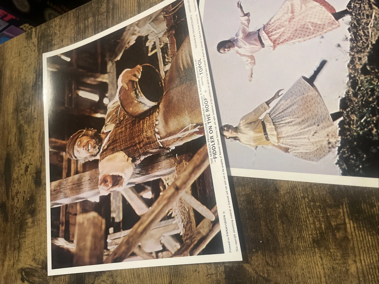 Fiddler on the Roof 8x ORIGINAL UK FOH Lobby Cards Topol Norman Jewison 1971, изображение 3