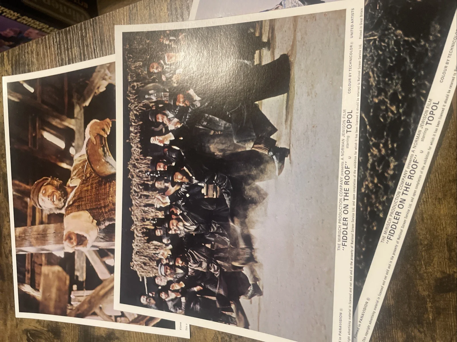 Fiddler on the Roof 8x ORIGINAL UK FOH Lobby Cards Topol Norman Jewison 1971, изображение 4