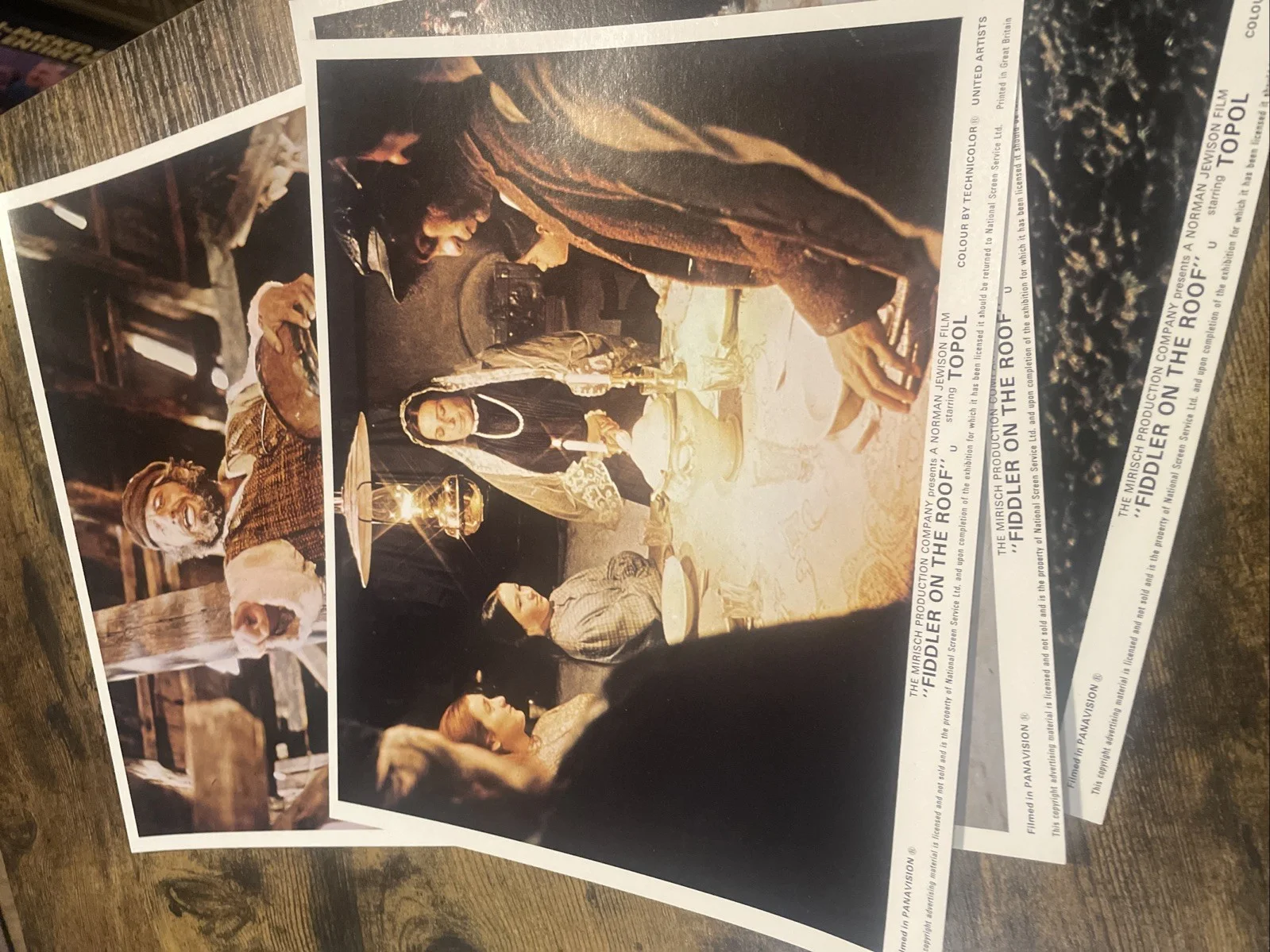 Fiddler on the Roof 8x ORIGINAL UK FOH Lobby Cards Topol Norman Jewison 1971, изображение 5