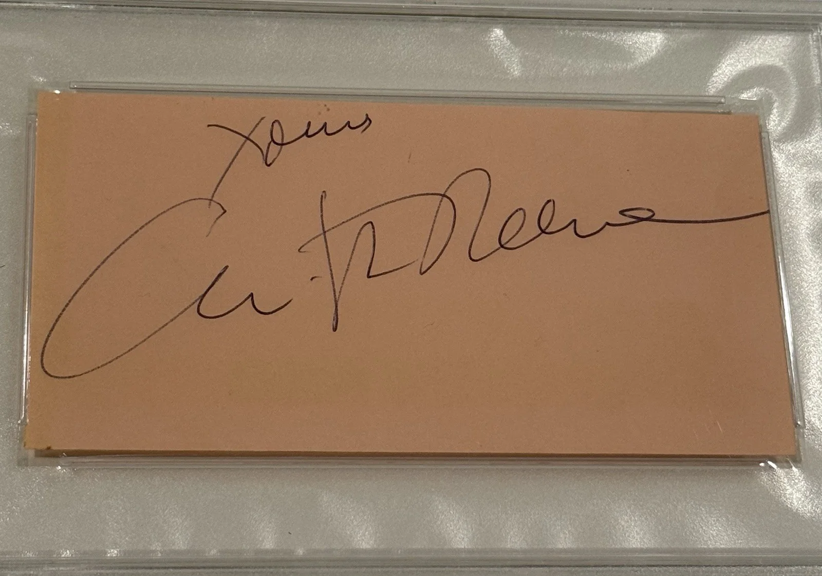 Christopher Reeve — Christopher Reeve Signed Cut PSA Authentic Autograph Vintage Signature Superman, image 2