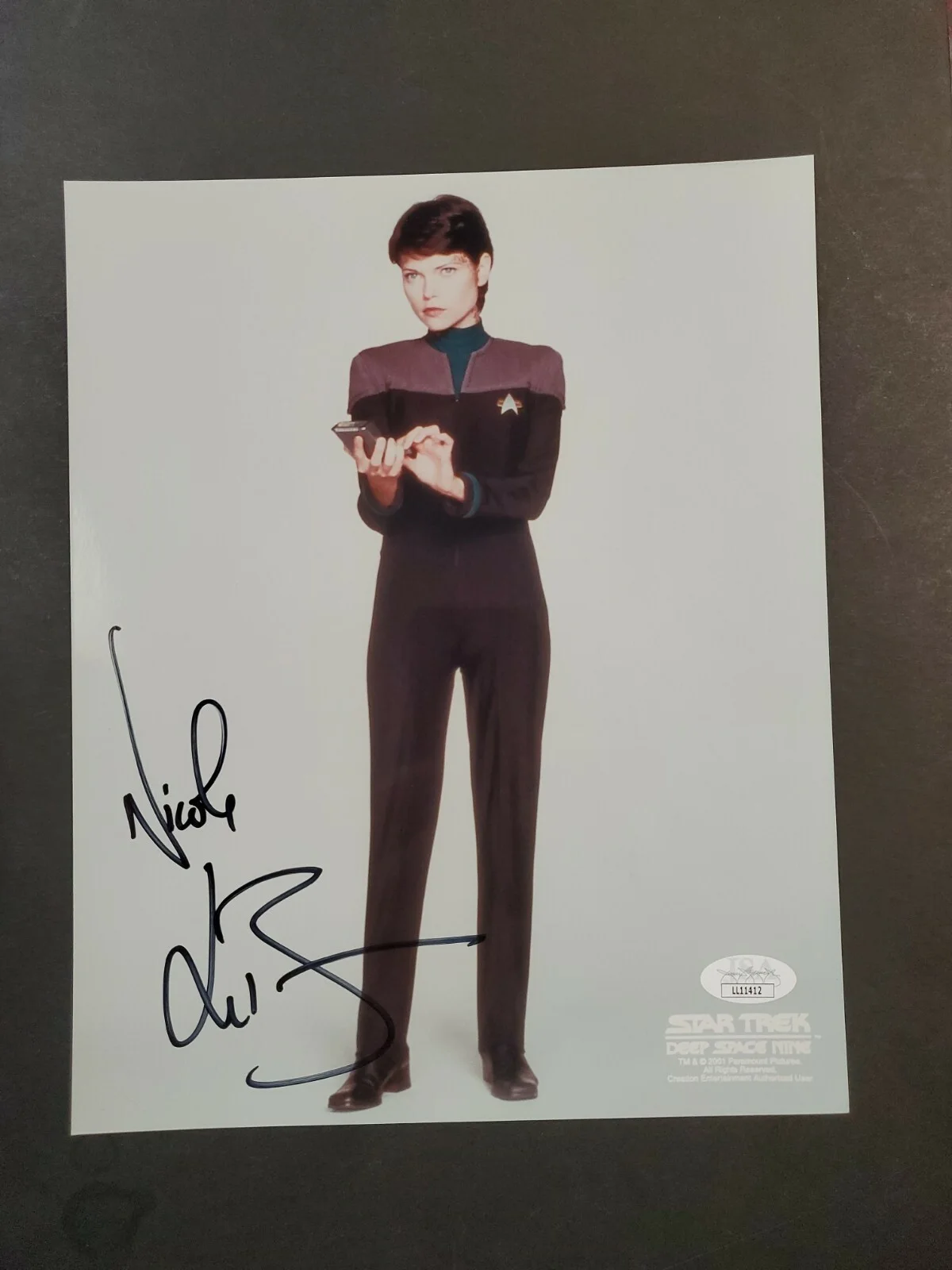 Nicole De Boer — NICOLE DE BOER 8x10 Photo "Ezri Dax" Star Trek Deep Space Nine JSA COA AUTOGRAPH