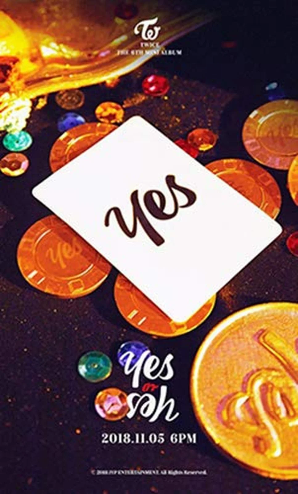 TWICE [YES or YES] 6th Mini Album 3 Ver Set+3ea PhotoBook+15p PhotoCard+3p Ye..., изображение 5