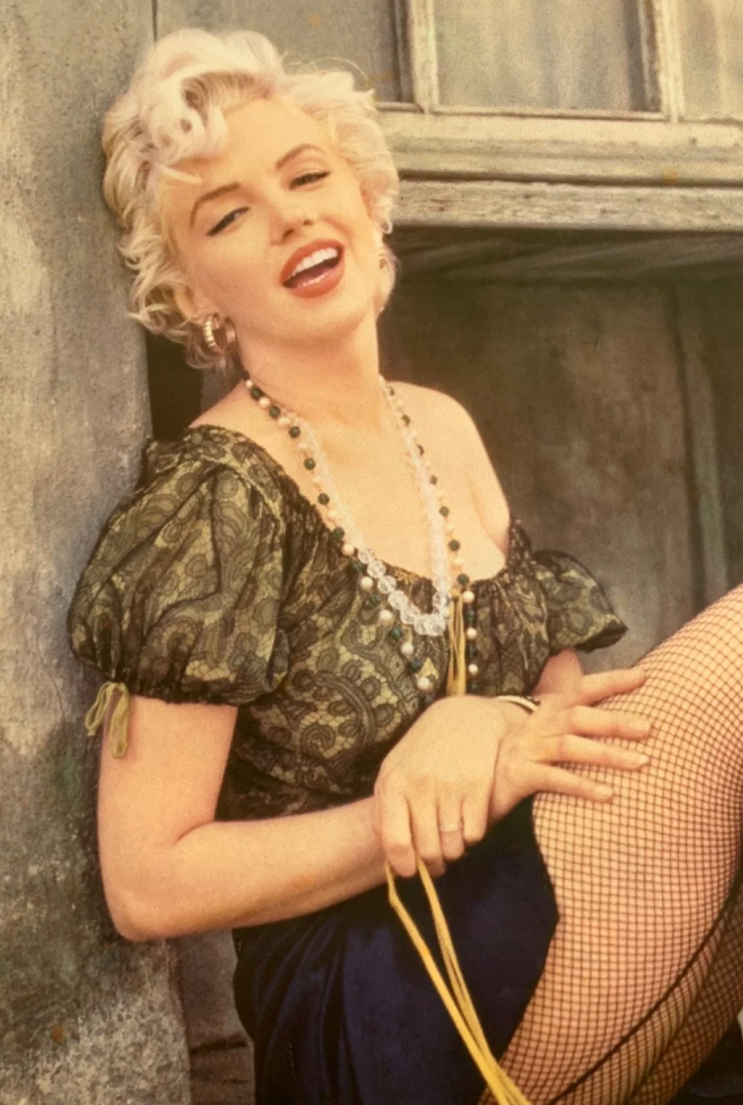 VINTAGE MARILYN MONROE BUS STOP NET STOCKING ORIGINAL POSTER 1980’S MOVIE STAR, изображение 4