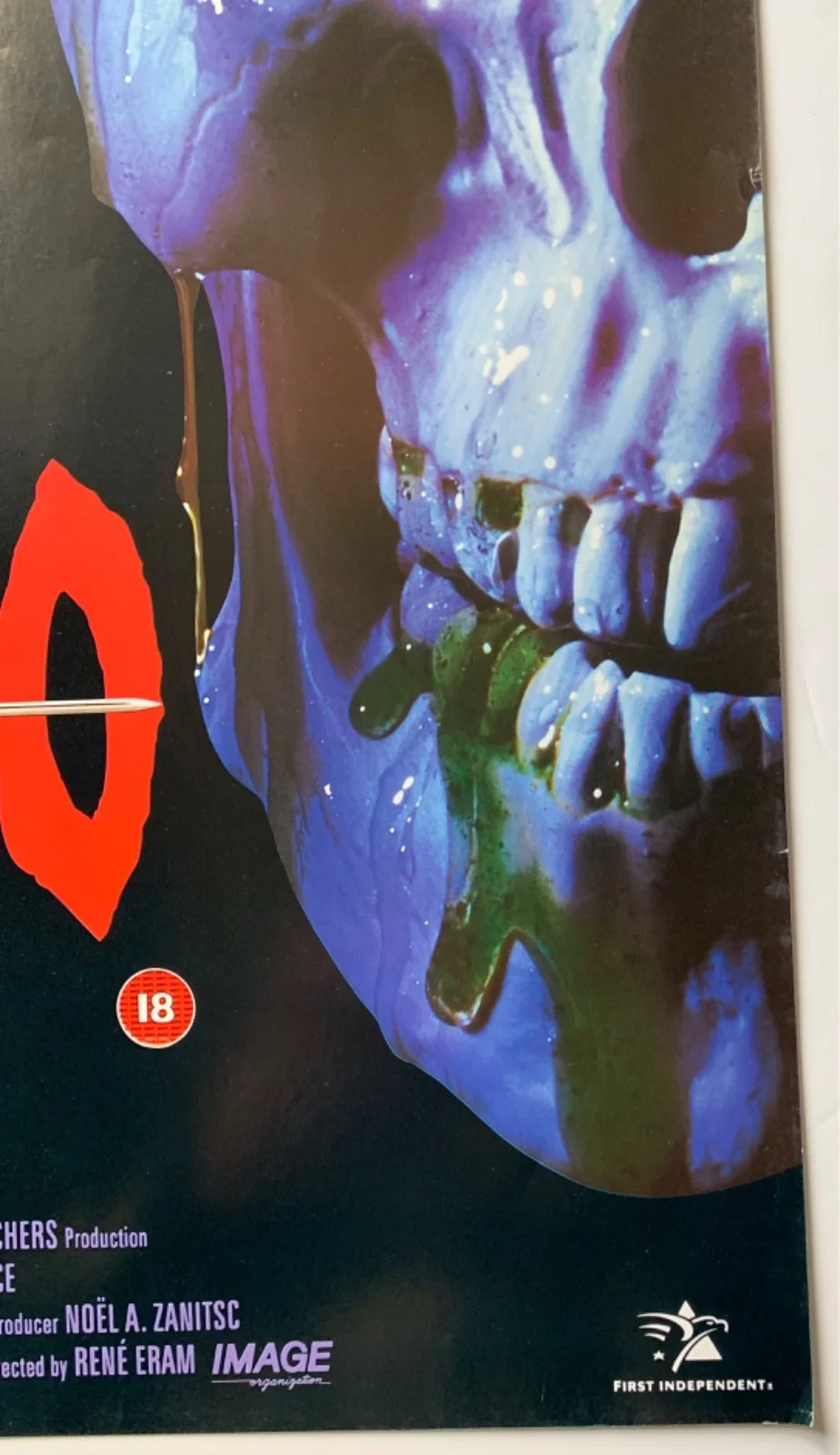 VOODOO / VINTAGE VIDEO FILM HORROR POSTER 1990’S BRITISH ORIGINAL OLD MOVIE PROP, изображение 5