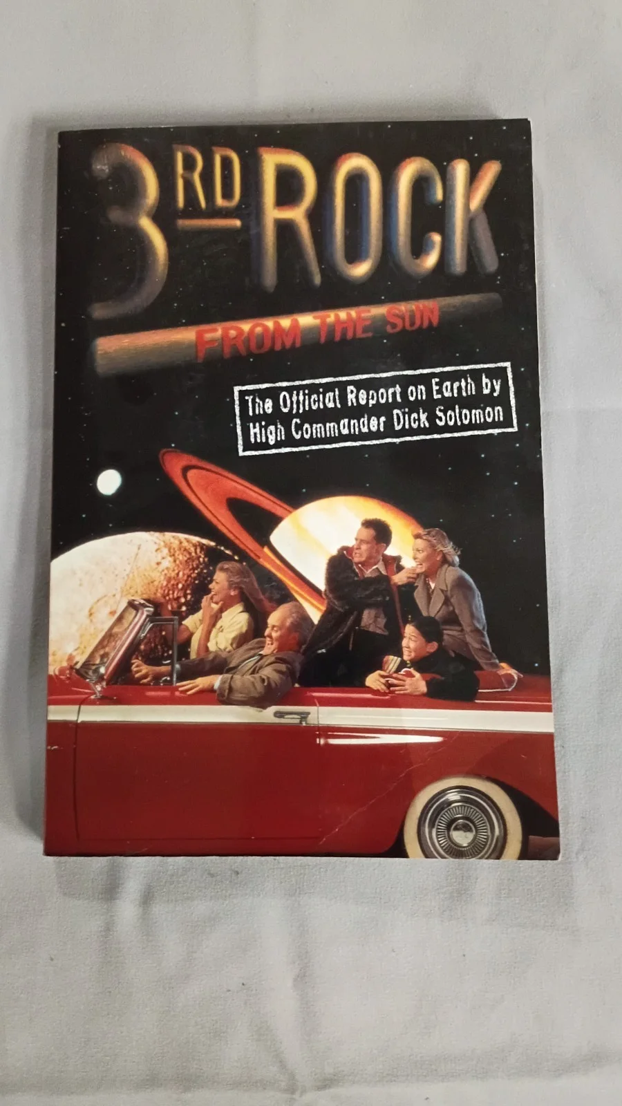 John Lithgow, Jane Curtin — 3rd Rock From the Sun "Cast + Creators" Signed Book