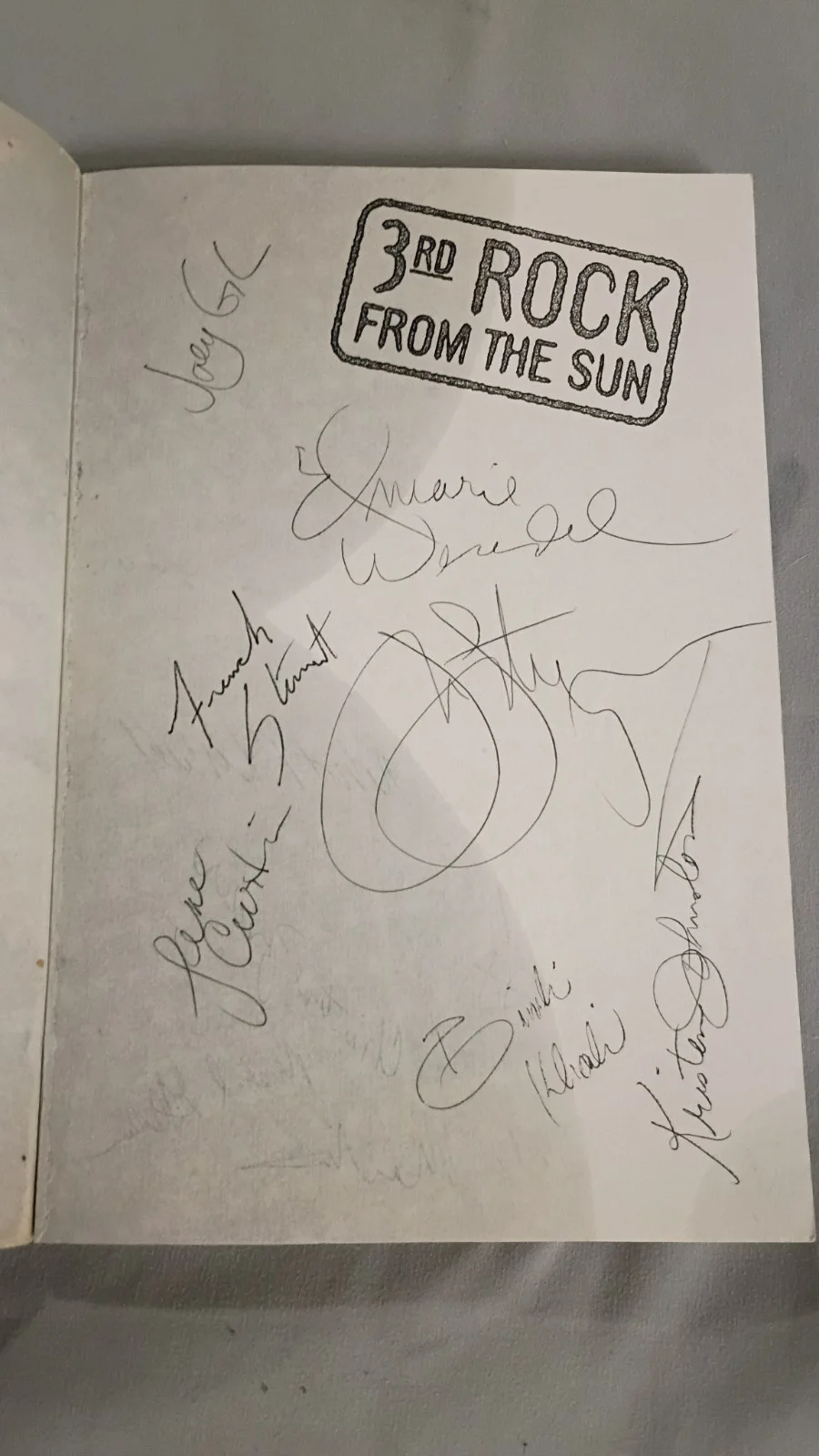 John Lithgow, Jane Curtin — 3rd Rock From the Sun "Cast + Creators" Signed Book, image 2