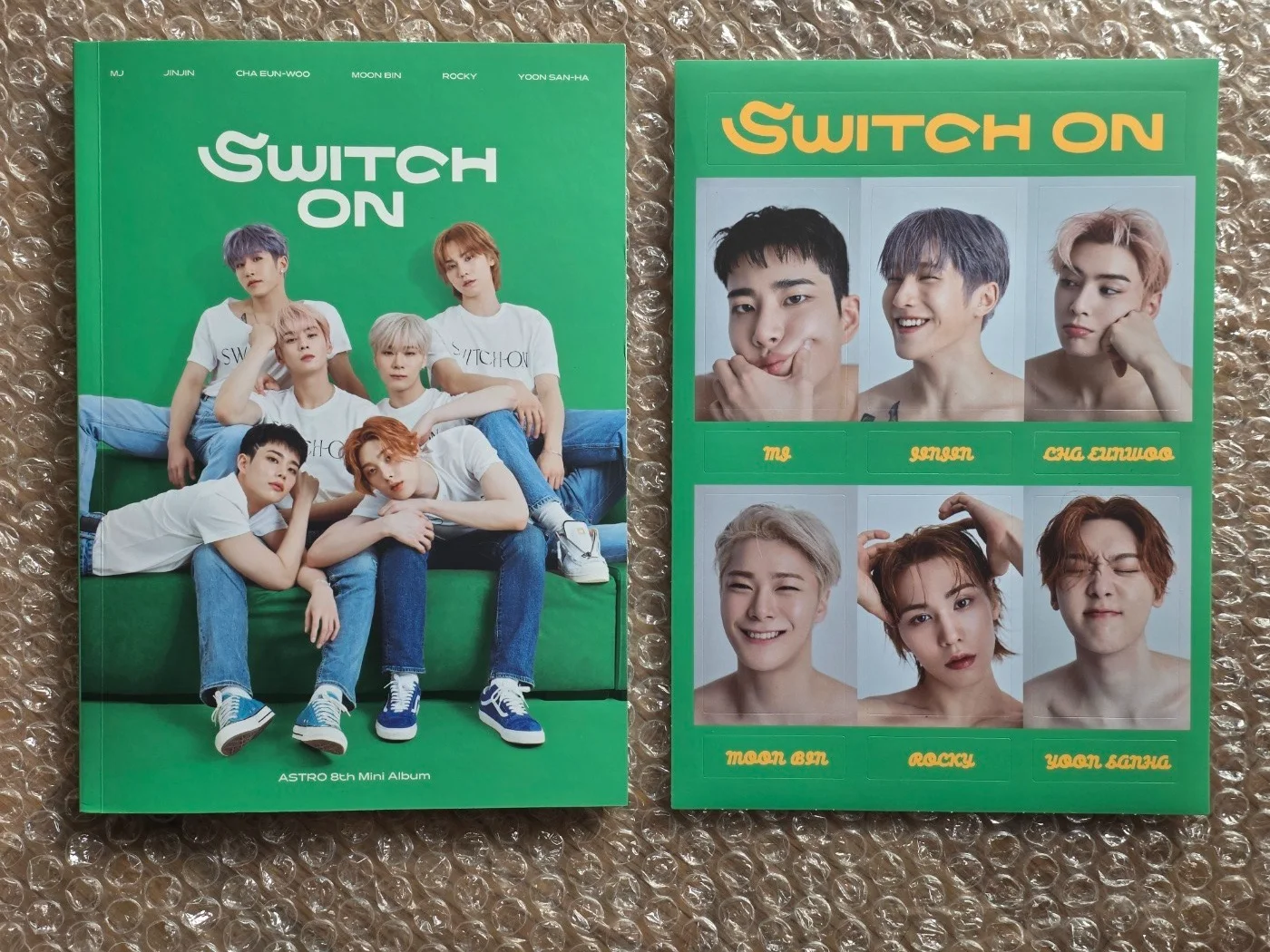 ASTRO 8TH MINI SWITCH ON ALBUM Promo Sticker Autographed Hand Signed, image 5