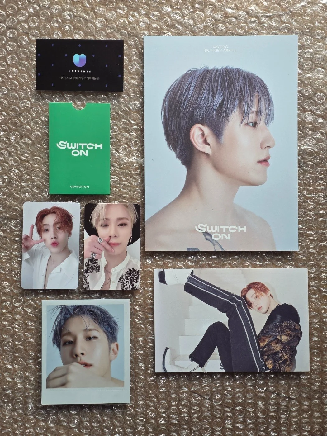 ASTRO 8TH MINI SWITCH ON ALBUM Promo Sticker Autographed Hand Signed, image 5