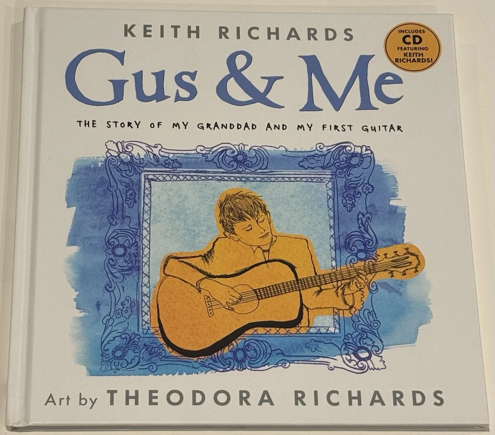 Keith Richards & Theodora Richards Signed Edition Gus & Me Book PSA Authentic, изображение 2