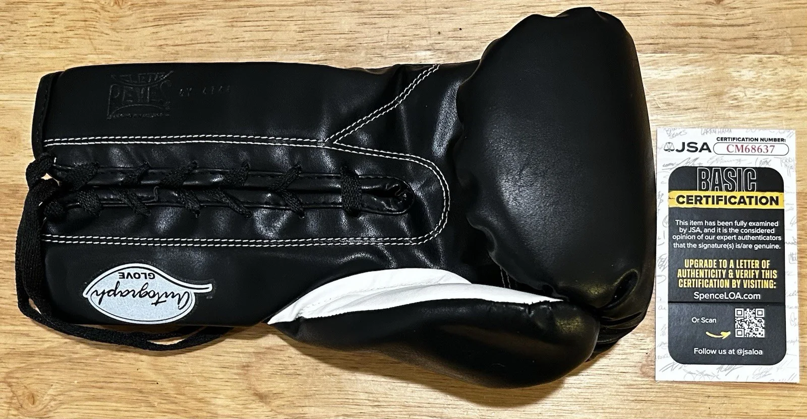 Dolph Lundgren — Dolph Lundgren SIGNED INSCRIBED Cleto Reyes Glove JSA COA Ivan Drago ROCKY IV, изображение 2