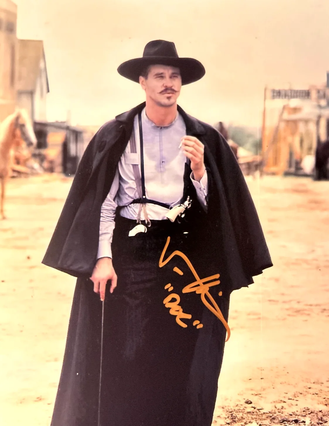 Val Kilmer — VAL KILMER Signed [TOMBSTONE: Doc Holiday] 8x10" Authentic Autograph w/COA