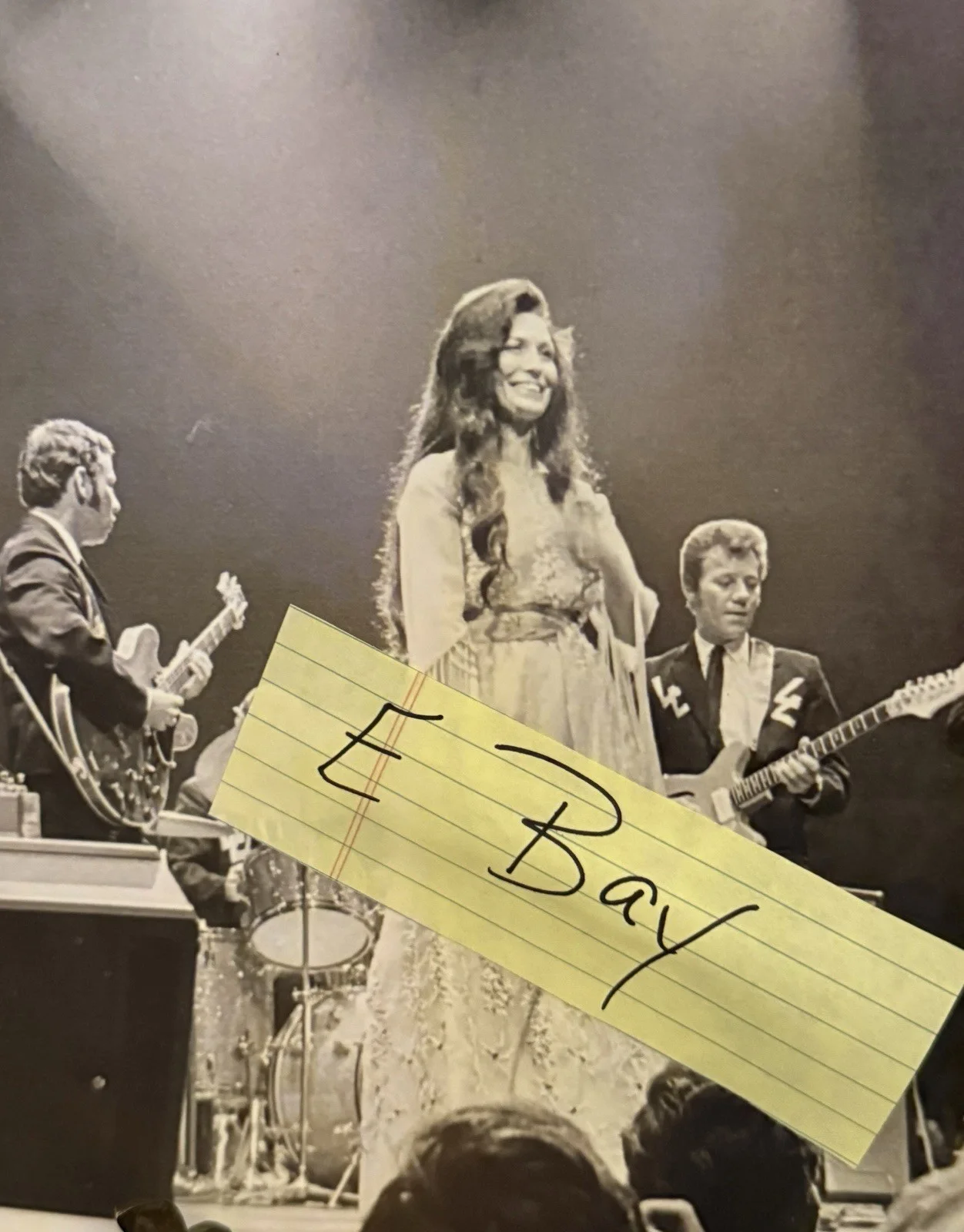 Loretta Lynn 11 X 14 B/W Concert Photo, image 2