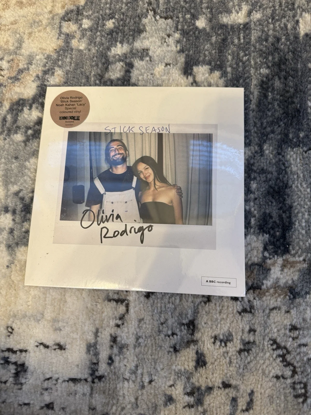 Olivia Rodrigo Noah Kahan Stick Season Original Vinyl Record 7” Inch, image 2