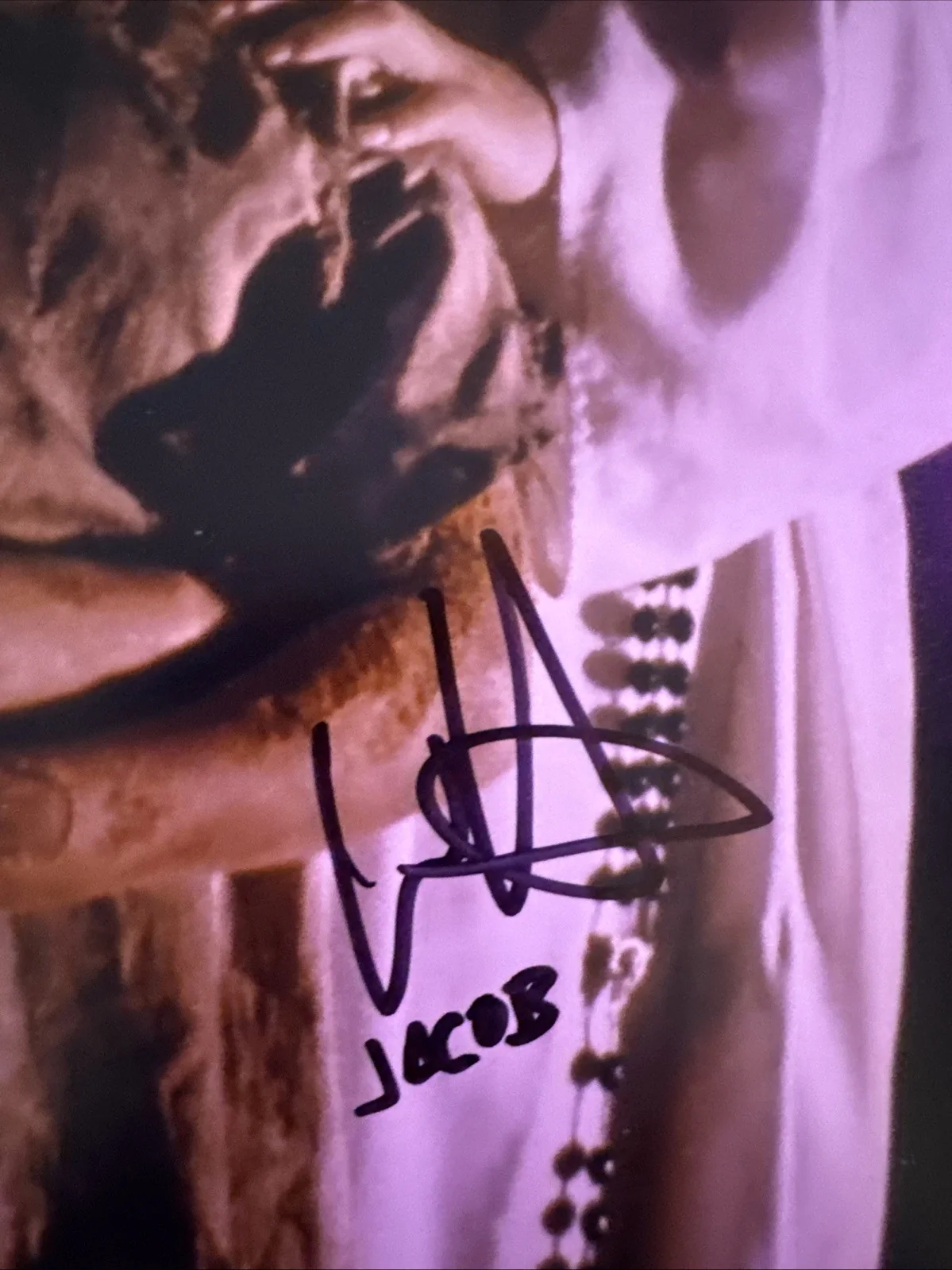 Beatrice Boepple, Whit Hertford — Beatrice Boepple & Whit Hertford signed 8x10 Photo Nightmare on Elm Street 5 JSA, изображение 4