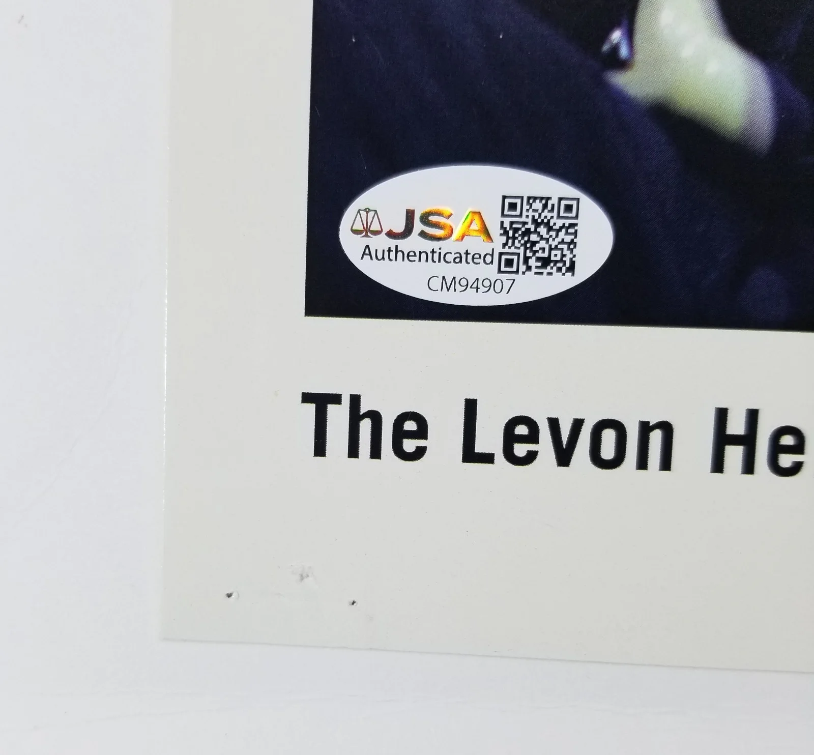 Levon Helm of The Band music group SIGNED Show Promo Photo JSA COA Autographed, изображение 4