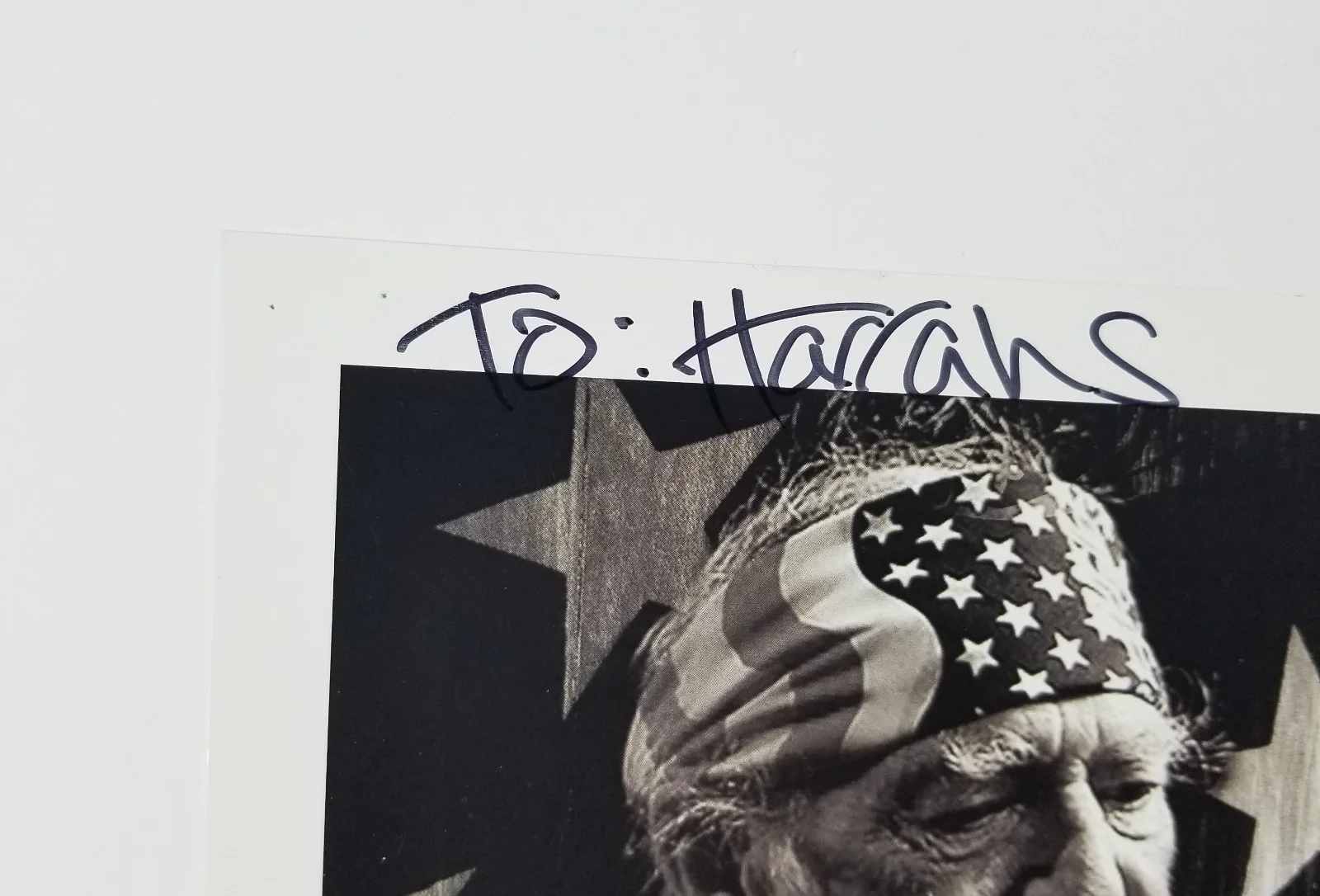 Willie Nelson hand SIGNED Concert Show Promo Photo JSA COA Autograph Highwaymen, изображение 2