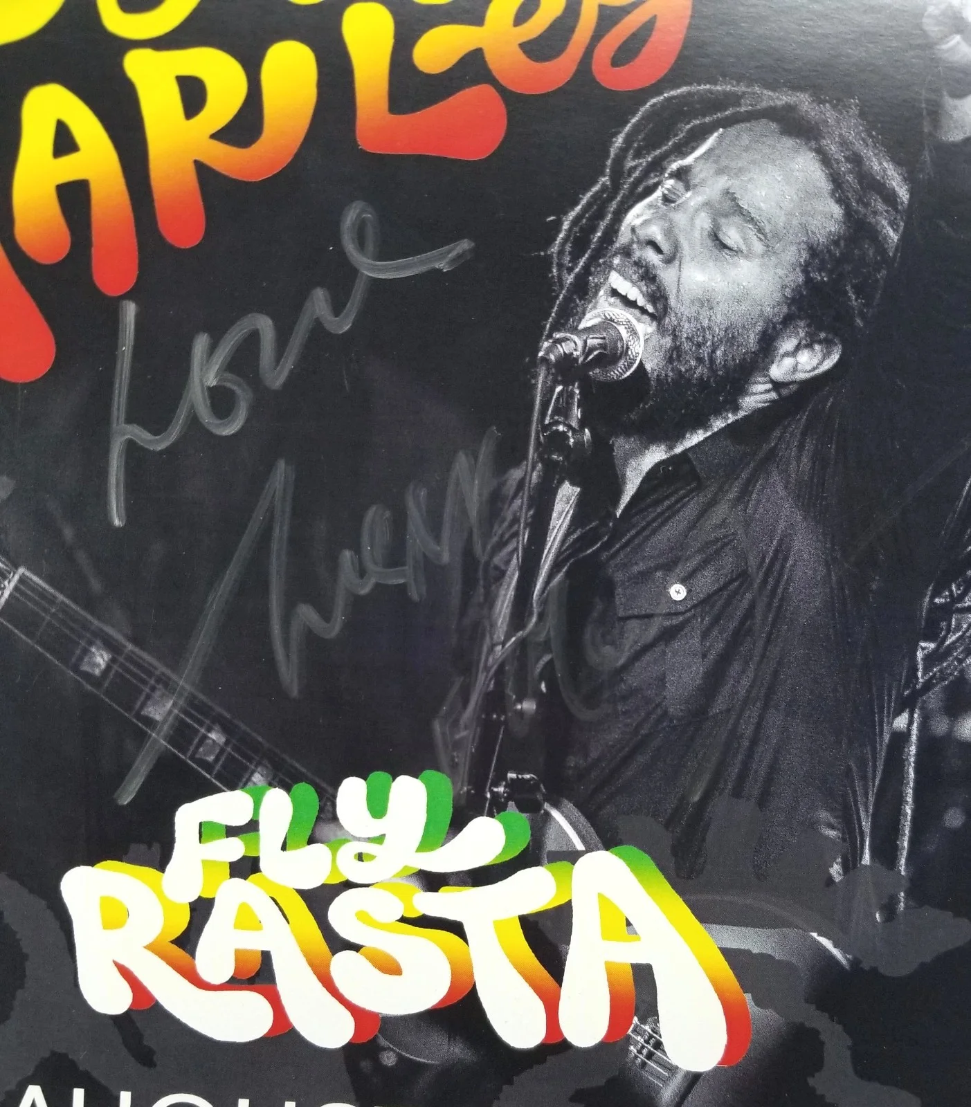 Ziggy Marley hand SIGNED Concert Show Promo Photo JSA COA Autographed Bob son, image 2