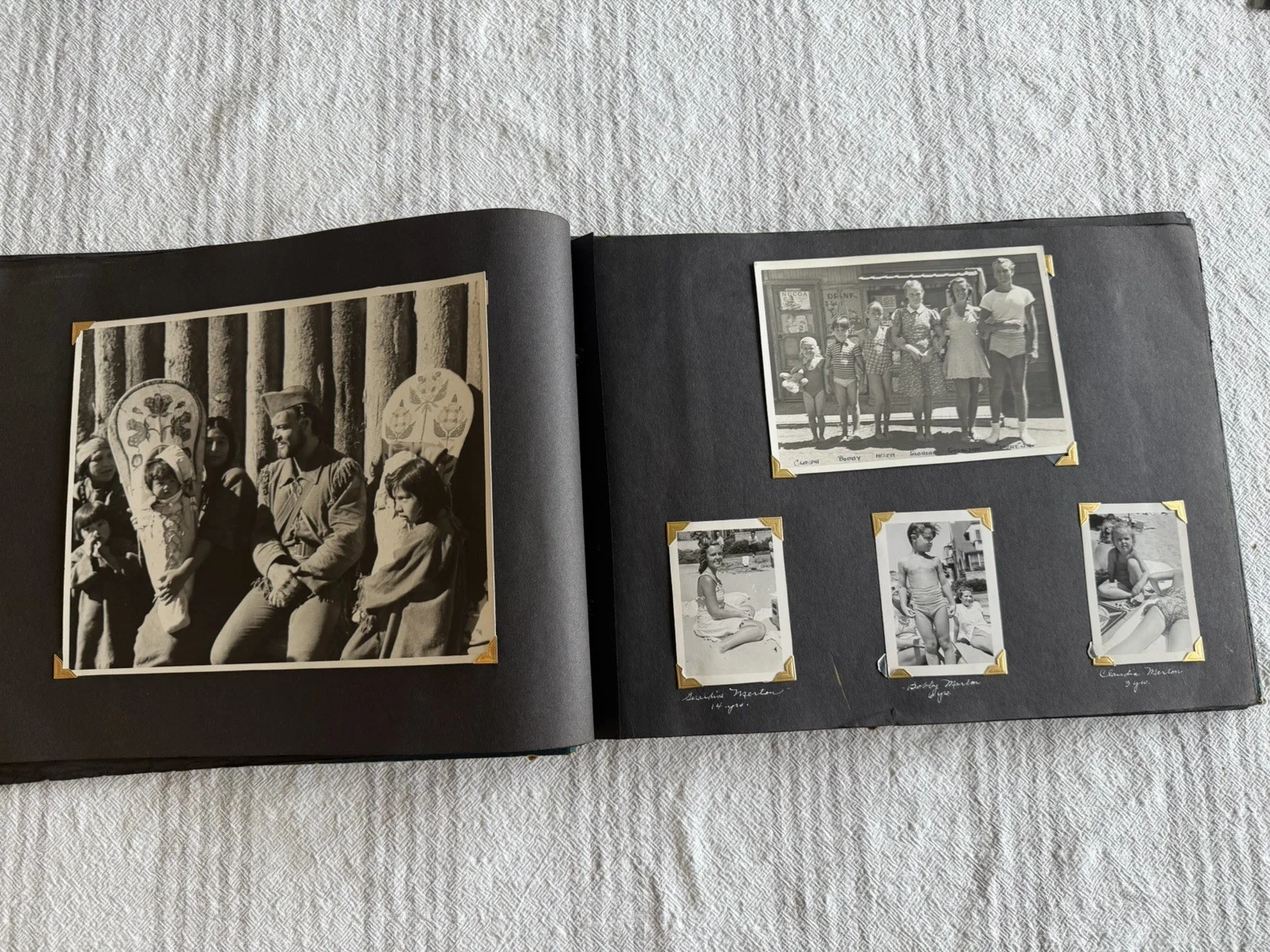1939 Hollywood Photo Album Signed John Melton Northwest Passage Spencer Tracy, изображение 3