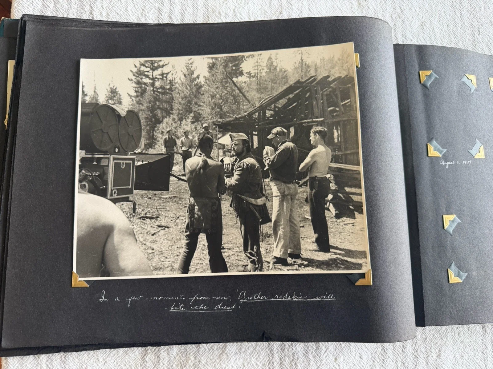 1939 Hollywood Photo Album Signed John Melton Northwest Passage Spencer Tracy, изображение 4