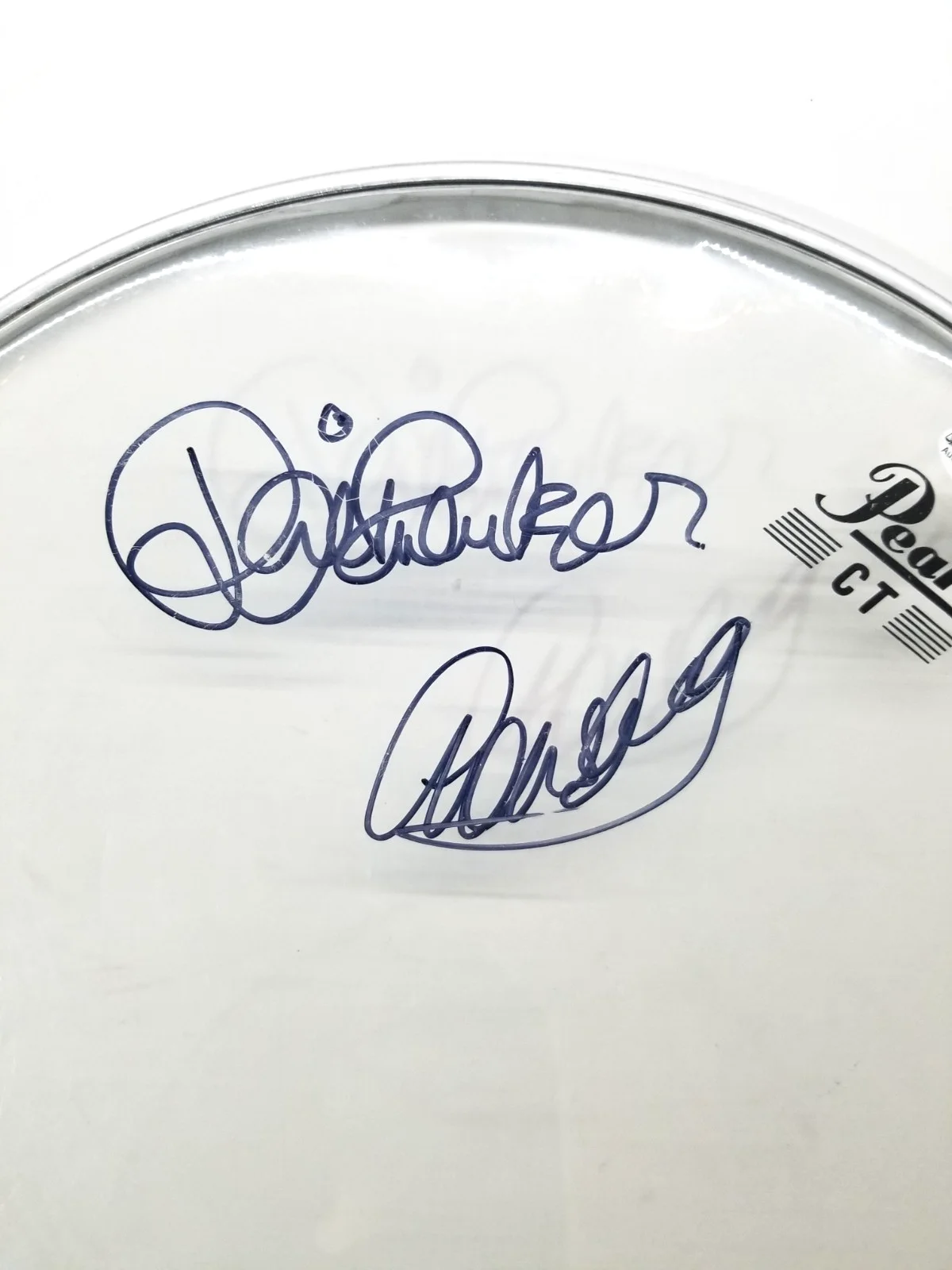 Ravi & Anoushka Shankar hand SIGNED 14" Drumhead JSA COA Autographed, image 2