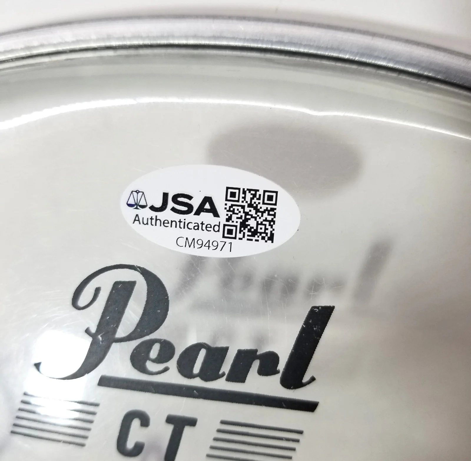 Ravi & Anoushka Shankar hand SIGNED 14" Drumhead JSA COA Autographed, image 3