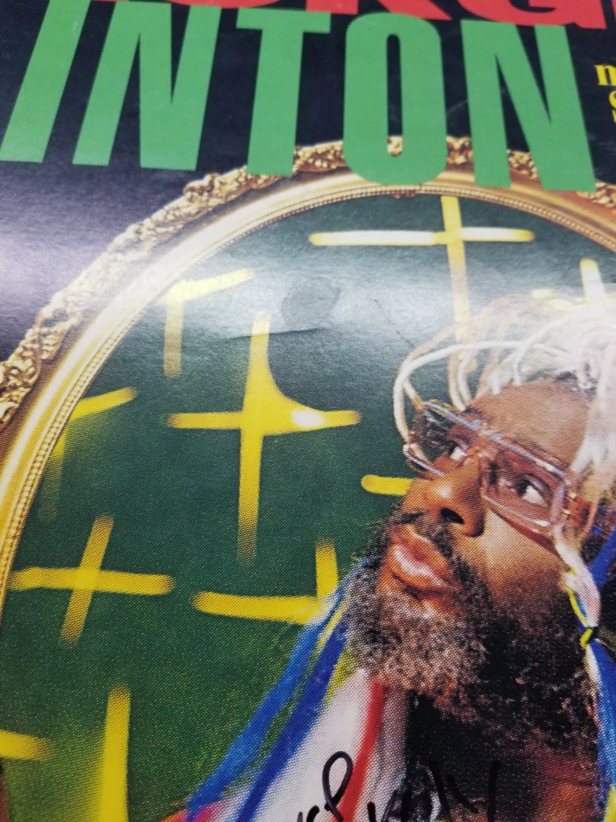 George Clinton hand SIGNED Hey Man Smell My Finger Album Flat JSA COA Funkadelic, изображение 4