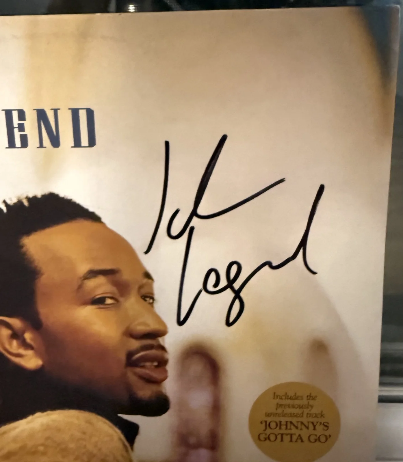 John Legend signed Number One 12" LP vinyl, image 2