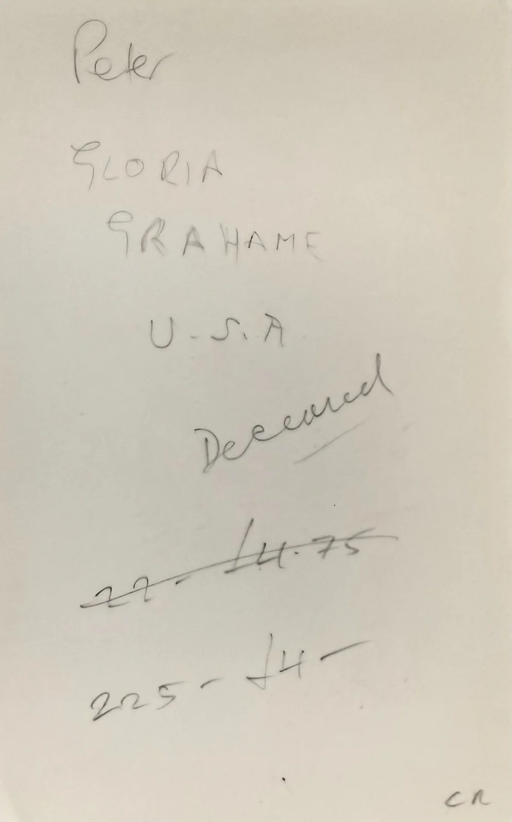 Gloria Grahame — GLORIA GRAHAME Signed Autographed 3x5 PHOTO MACAO In a Lonely Place HUMAN DESIRE, изображение 2